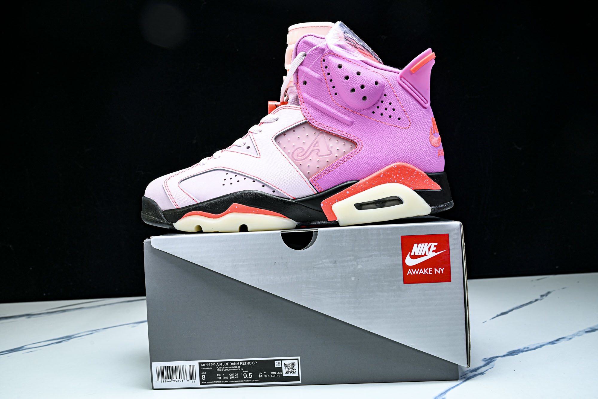 纯原 Awake NY x Air Jordan 6 _Playful Pink_ AJ6 乔6俏皮粉 