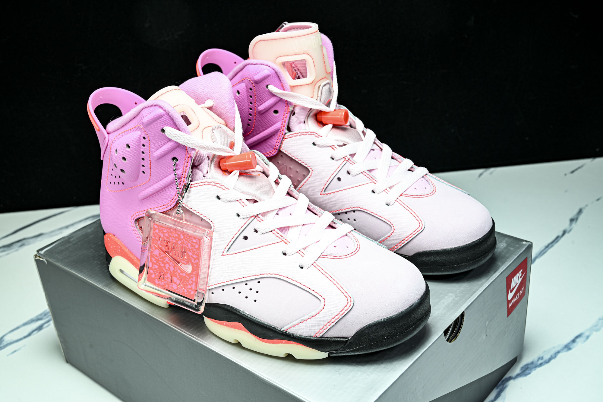 纯原 Awake NY x Air Jordan 6 _Playful Pink_ AJ6 乔6俏皮粉 