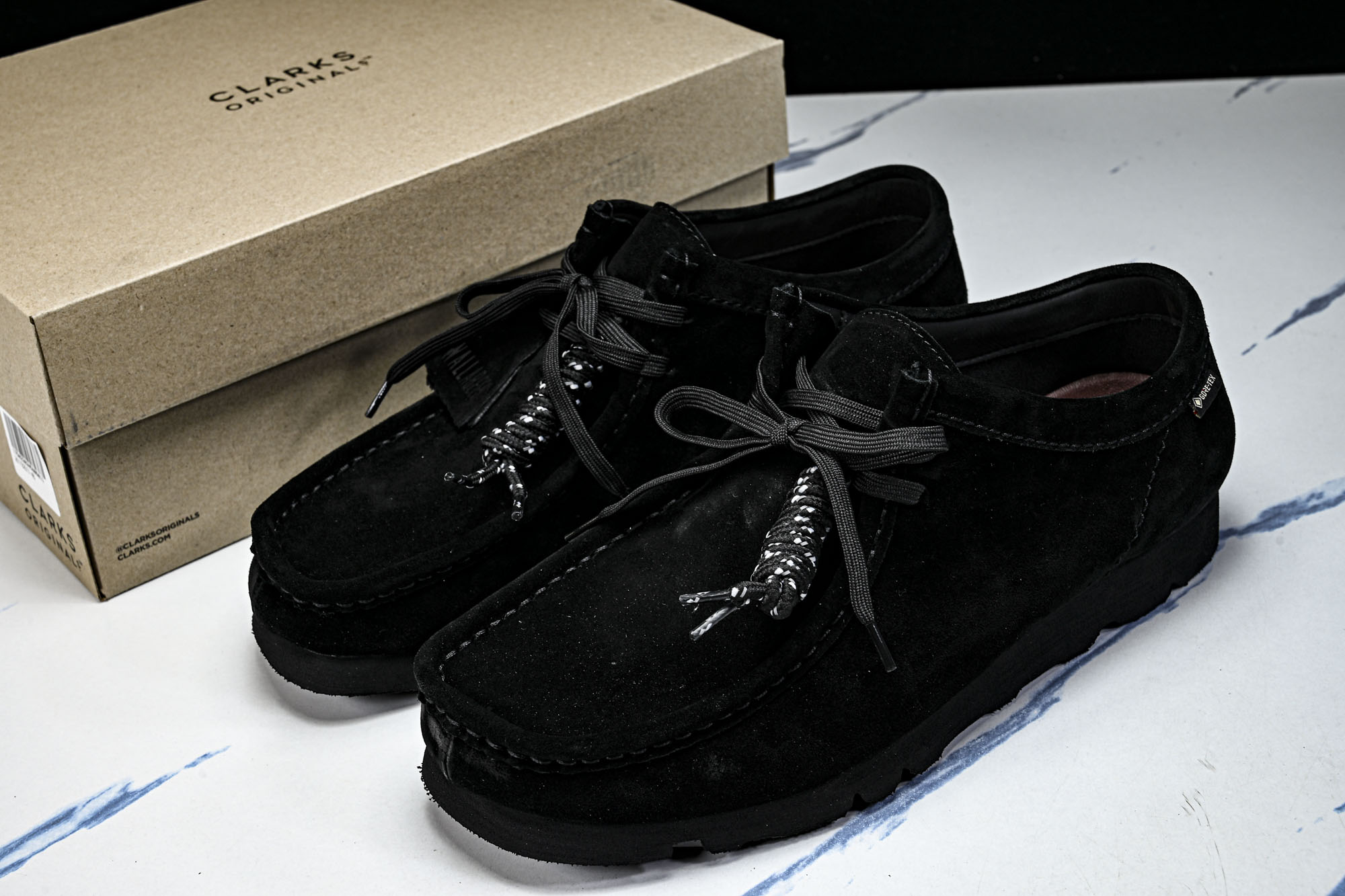 纯原 Clarks Wallabee GTX 防水 复古低帮男鞋袋鼠鞋防滑运动休闲鞋 #YZ006Cla
