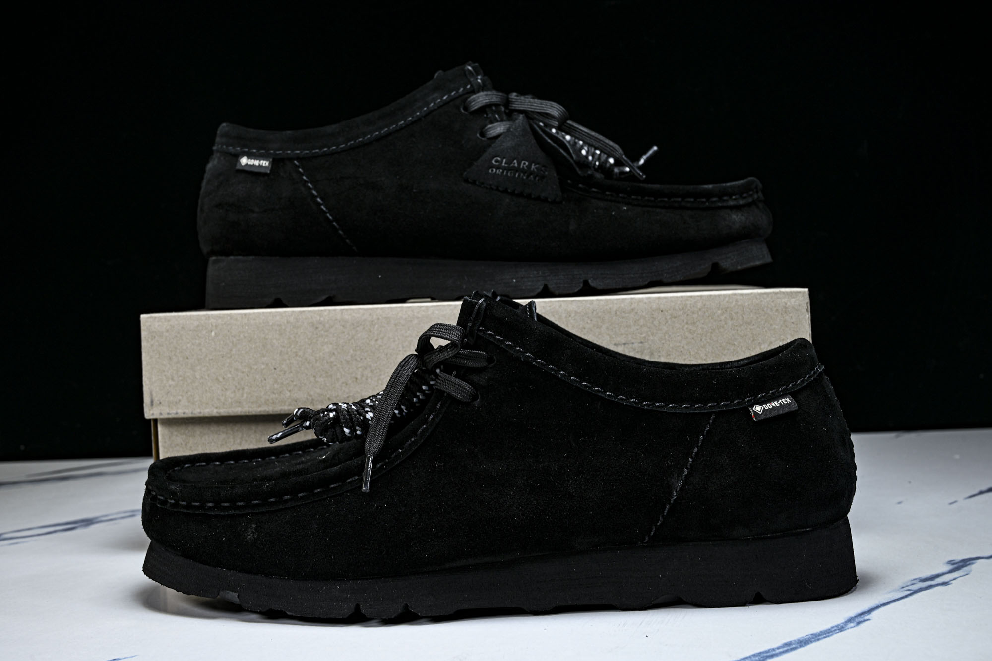 纯原 Clarks Wallabee GTX 防水 复古低帮男鞋袋鼠鞋防滑运动休闲鞋 #YZ006Cla