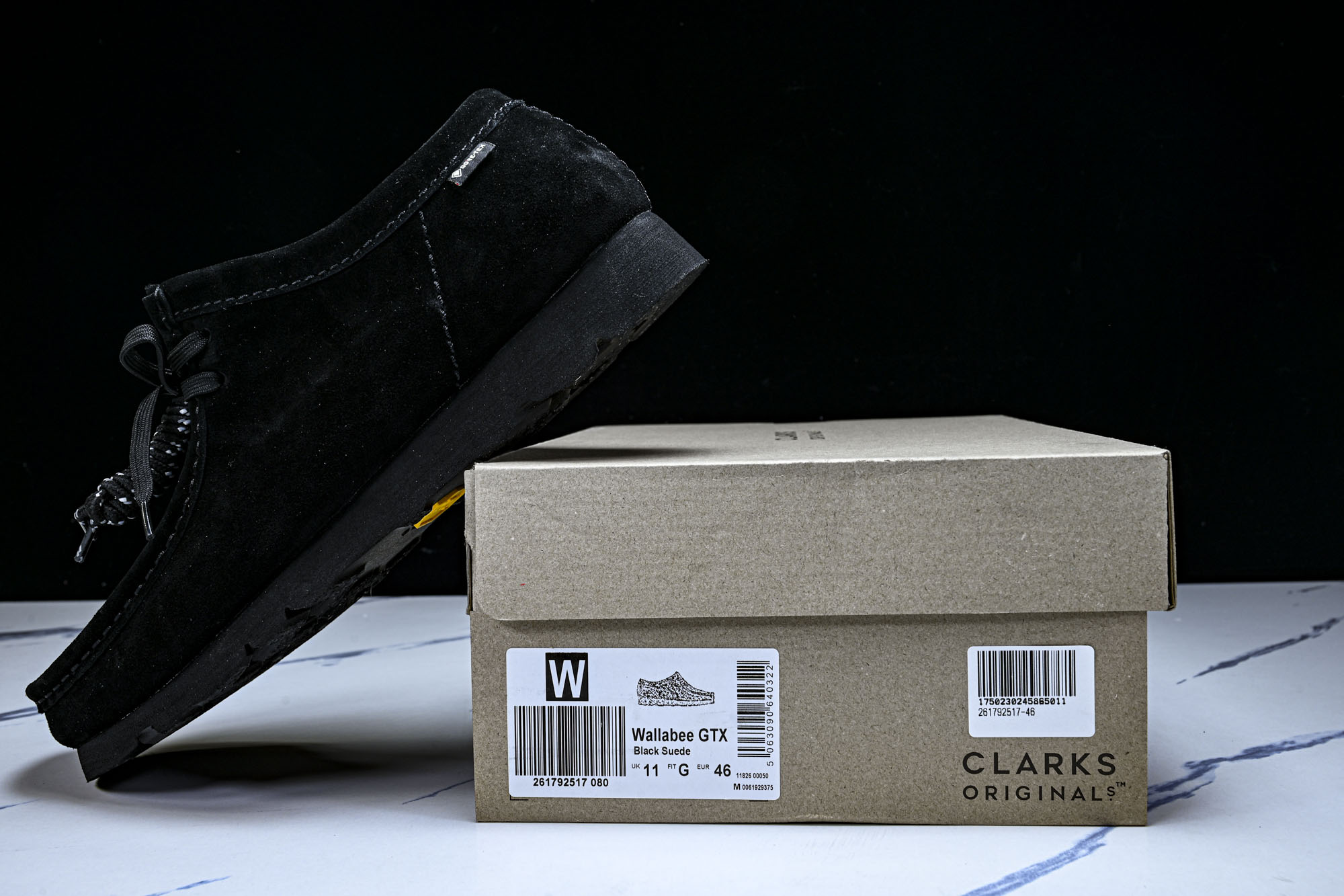 纯原 Clarks Wallabee GTX 防水 复古低帮男鞋袋鼠鞋防滑运动休闲鞋 #YZ006Cla