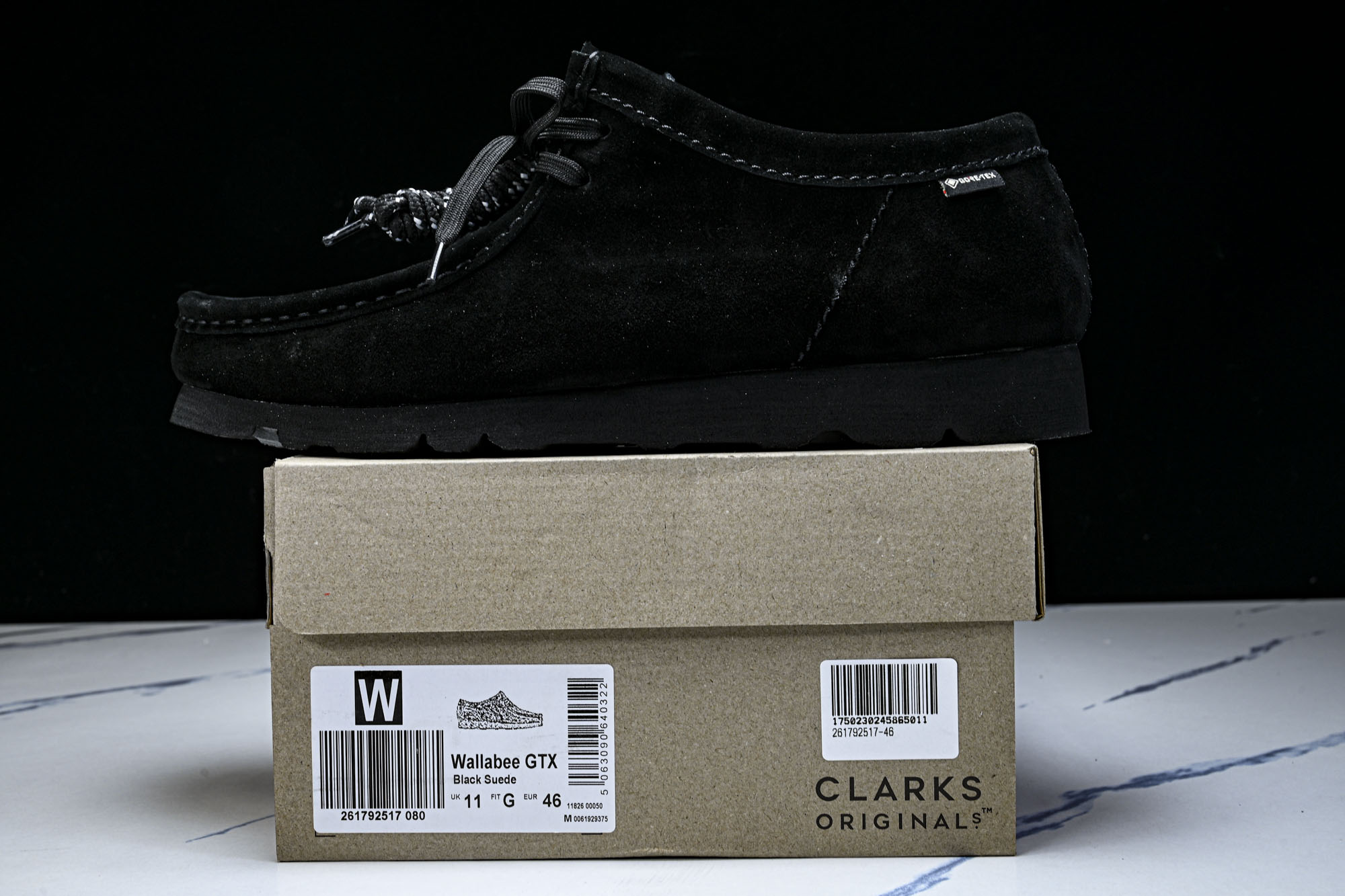 纯原 Clarks Wallabee GTX 防水 复古低帮男鞋袋鼠鞋防滑运动休闲鞋 #YZ006Cla