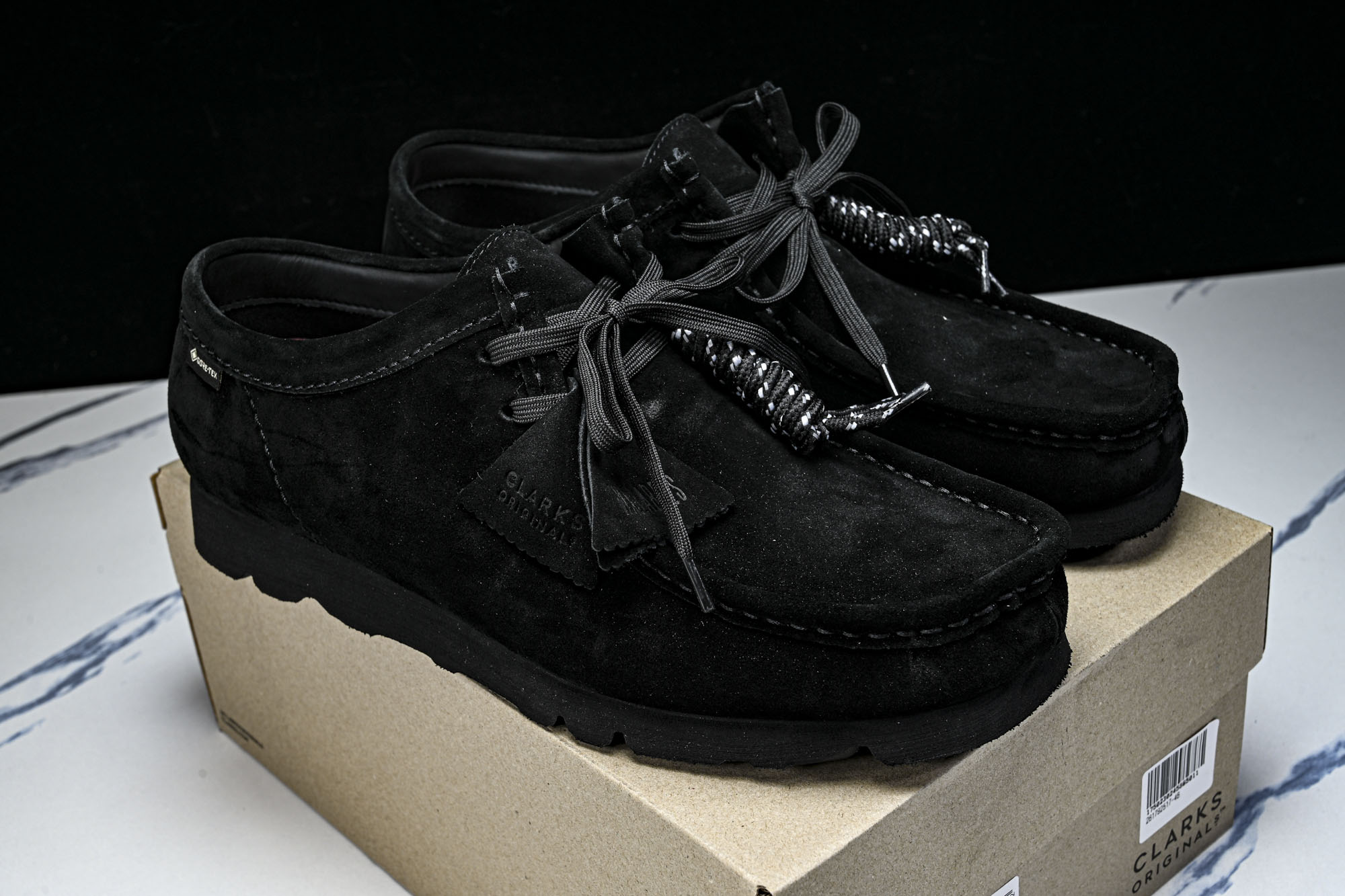 纯原 Clarks Wallabee GTX 防水 复古低帮男鞋袋鼠鞋防滑运动休闲鞋 #YZ006Cla