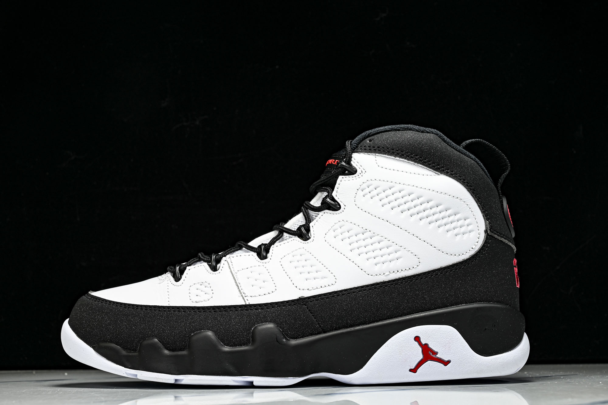 纯原 Nike_耐克AIR JORDAN 9 OG AJ9 官方同步 黑白 全明星男篮球鞋IX6179-