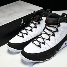 纯原 Nike_耐克AIR JORDAN 9 OG AJ9 官方同步 黑白 全明星男篮球鞋IX6179- 纯原 Nike_耐克AIR JORDAN 9 OG AJ9 官方同步 黑白 全明星男篮球鞋IX6179-