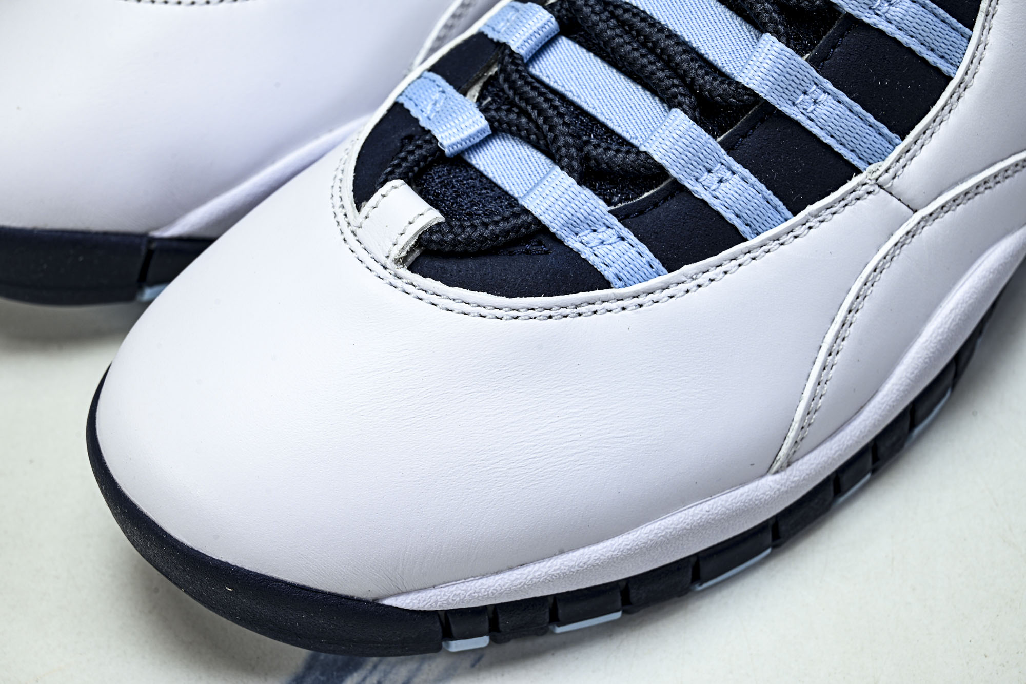 纯原 Air Jordan 10 Retro _Red Steel_ AJ10 乔10 白蓝_141 Y