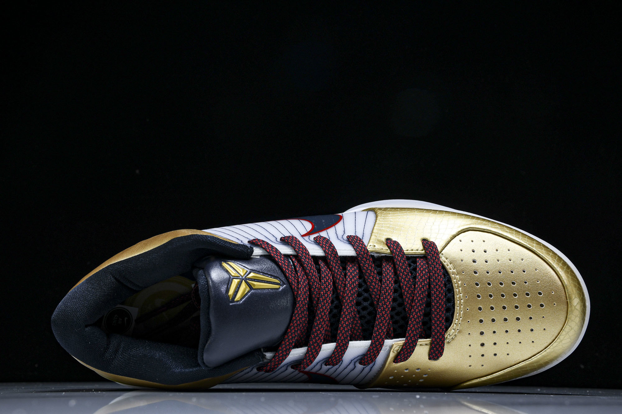 纯原NK Zoom Kobe 4 Protro“Gold Medal”白黑金 FQ3544-100 #Y