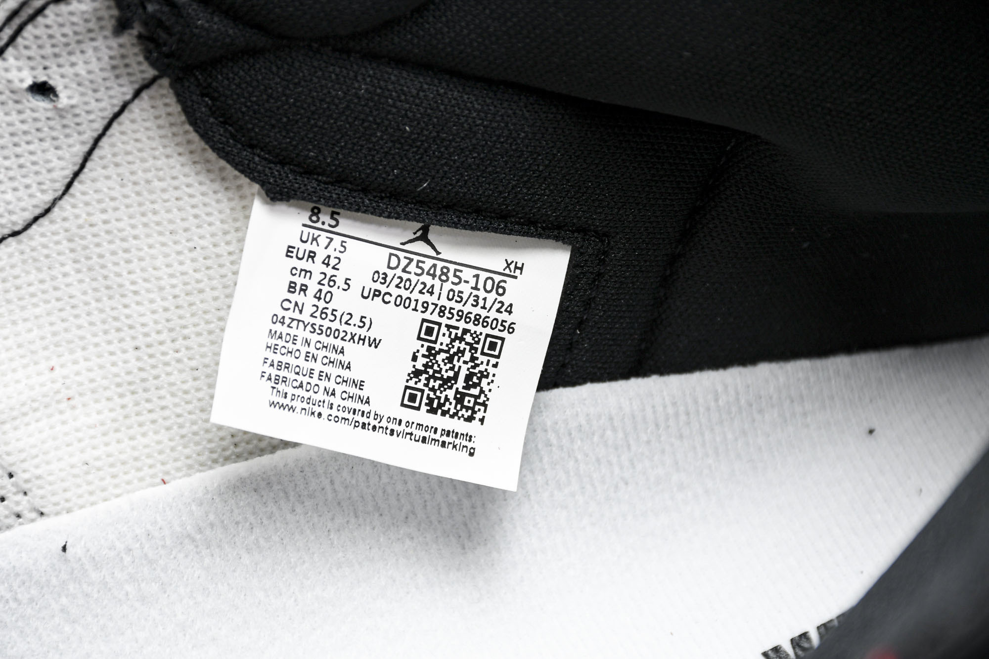 纯原Air Jordan 1 High OG _Black Toe Reimagined_ AJ1 乔1