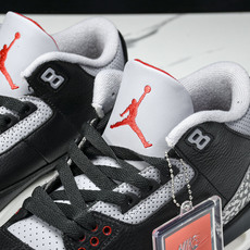 纯原Air Jordan 3 Retro“Fire Red 黑白灰 DN3707 010 #YZ015✦ 纯原Air Jordan 3 Retro“Fire Red 黑白灰 DN3707 010 #YZ015✦