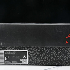 纯原Air Jordan 3 Retro“Fire Red 黑白灰 DN3707 010 #YZ015✦ 纯原Air Jordan 3 Retro“Fire Red 黑白灰 DN3707 010 #YZ015✦
