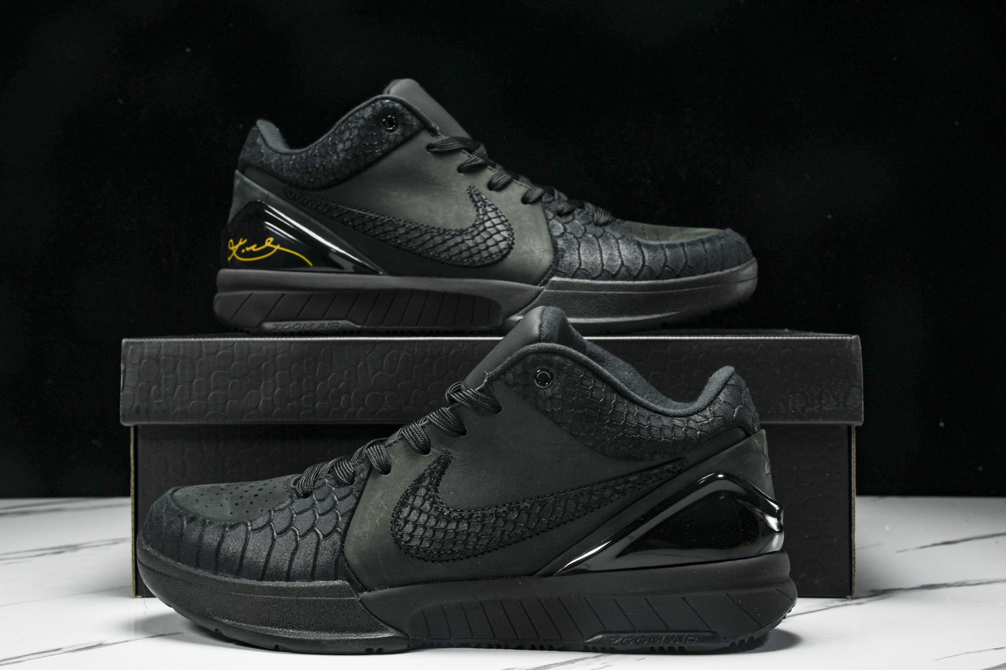 纯原NK Kobe 4 Protro“Black Mamba”黑曼巴 FQ3544-001 #YZ015