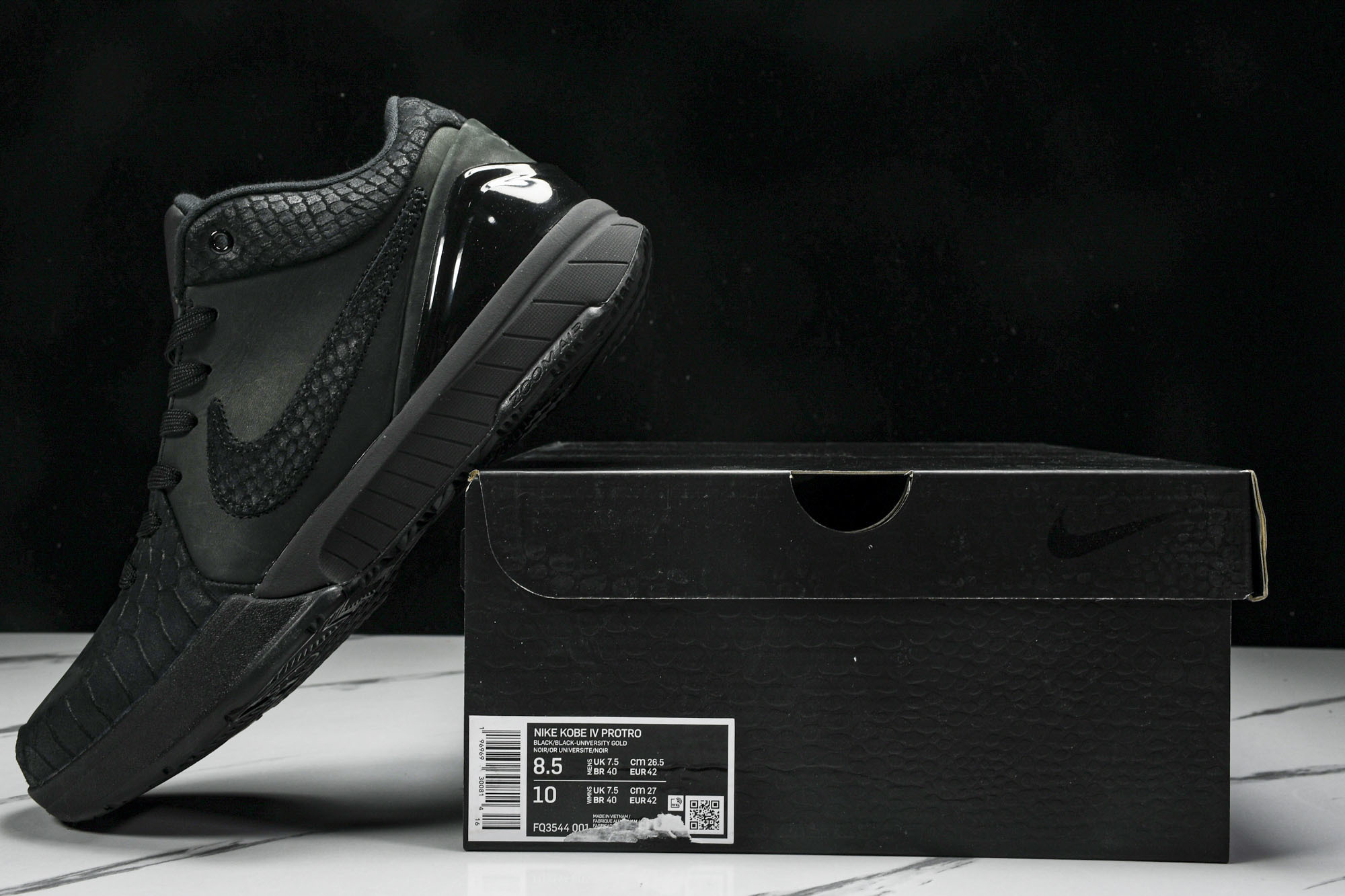 纯原NK Kobe 4 Protro“Black Mamba”黑曼巴 FQ3544-001 #YZ015