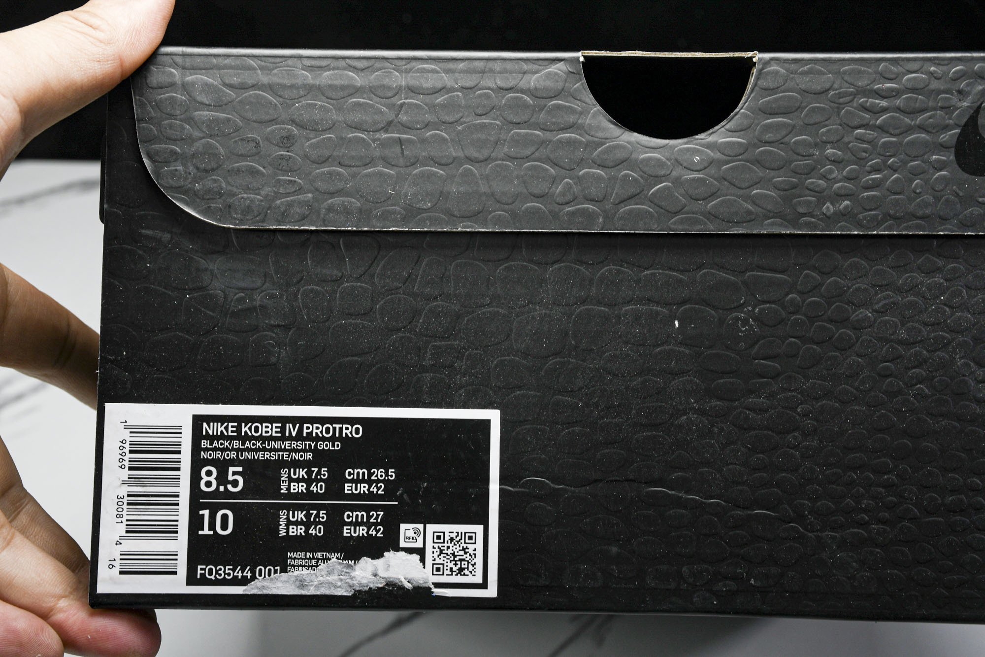 纯原NK Kobe 4 Protro“Black Mamba”黑曼巴 FQ3544-001 #YZ015
