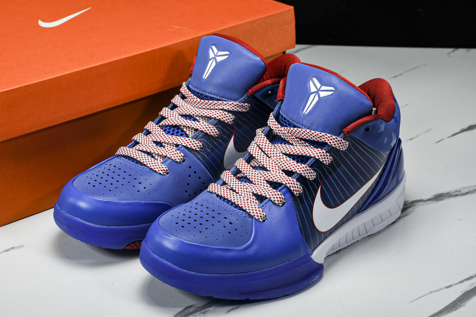 纯原NK Zoom Kobe 4 Protro_“Philly”蓝色 FQ3545-400 #YZ015