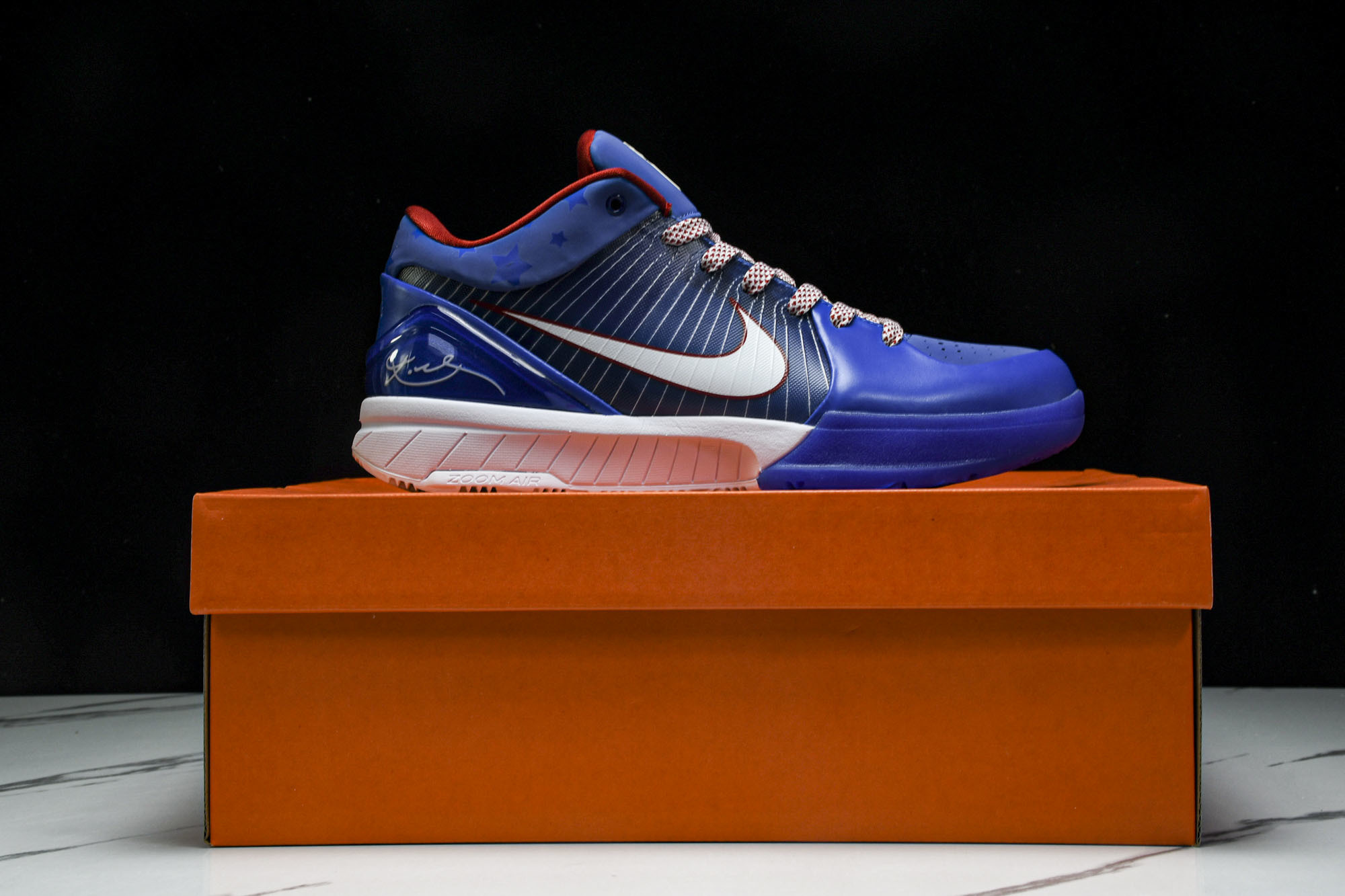 纯原NK Zoom Kobe 4 Protro_“Philly”蓝色 FQ3545-400 #YZ015