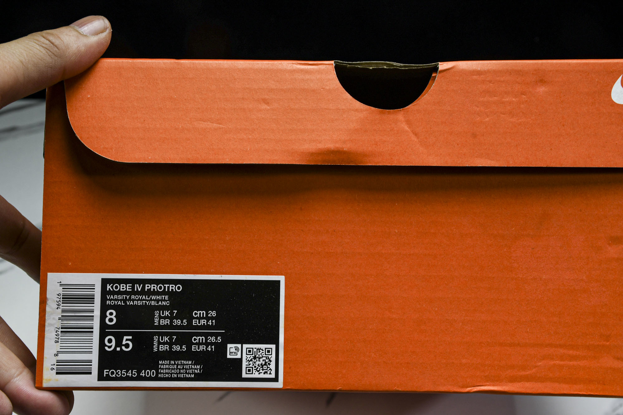 纯原NK Zoom Kobe 4 Protro_“Philly”蓝色 FQ3545-400 #YZ015