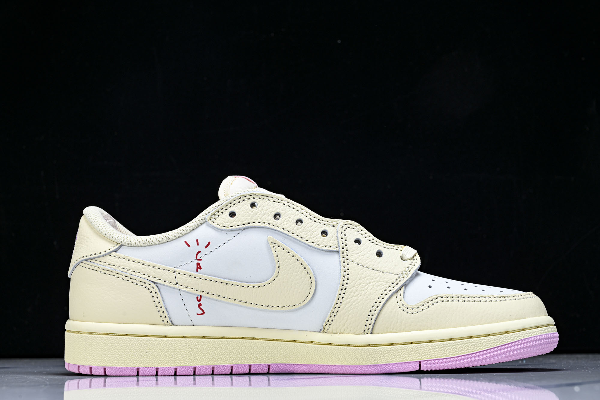 纯原Air Jordan 1 Retro Low OG SP Travis Scott Shy Pink