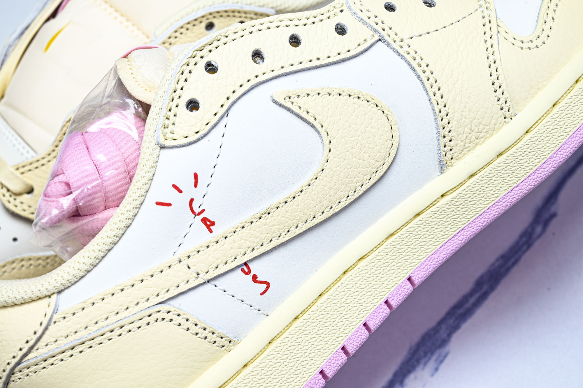 纯原Air Jordan 1 Retro Low OG SP Travis Scott Shy Pink
