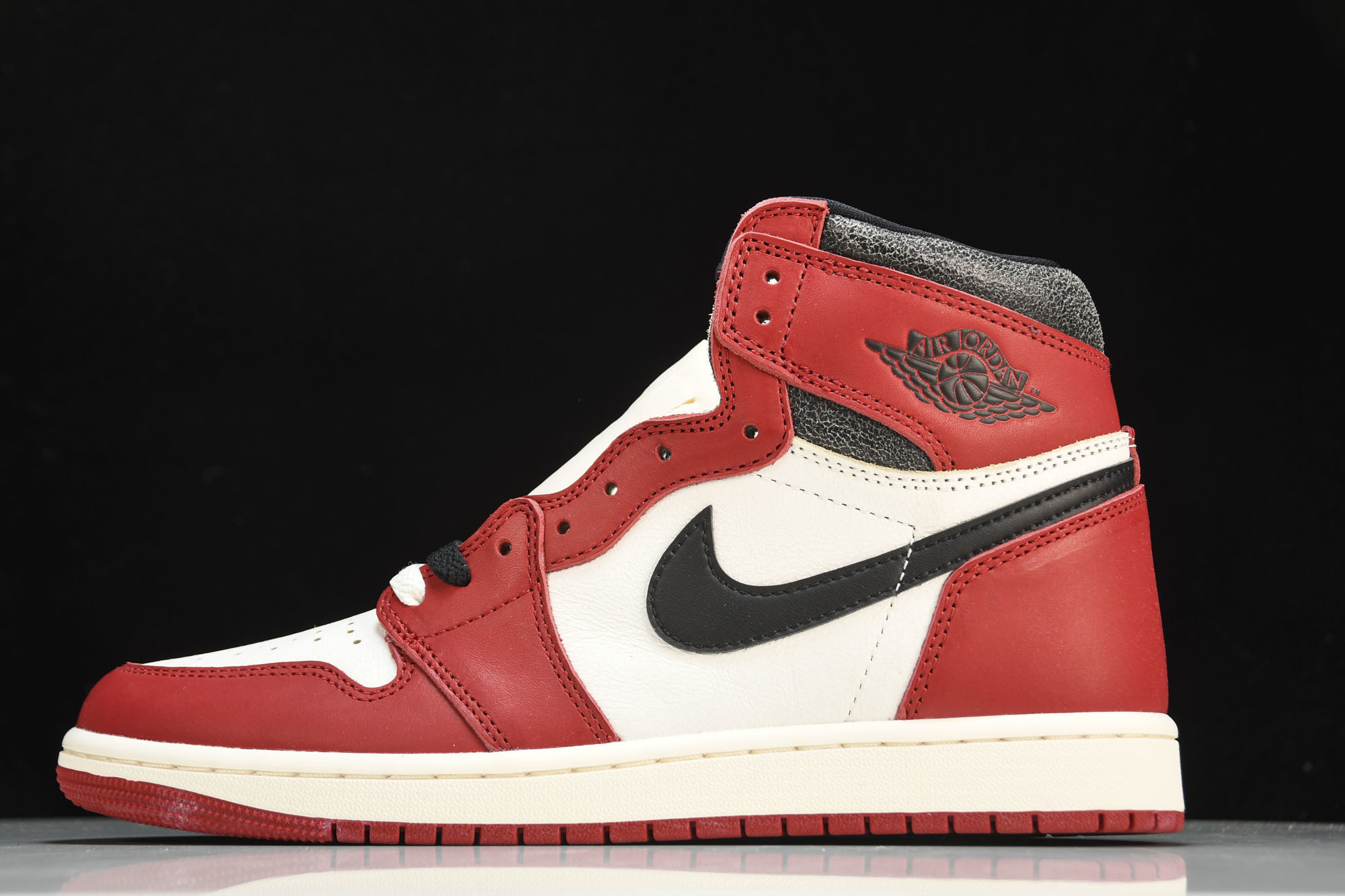 纯原Air Jordan 1“Chicago Reimagined”白红芝加哥 做旧 2022复刻 DZ