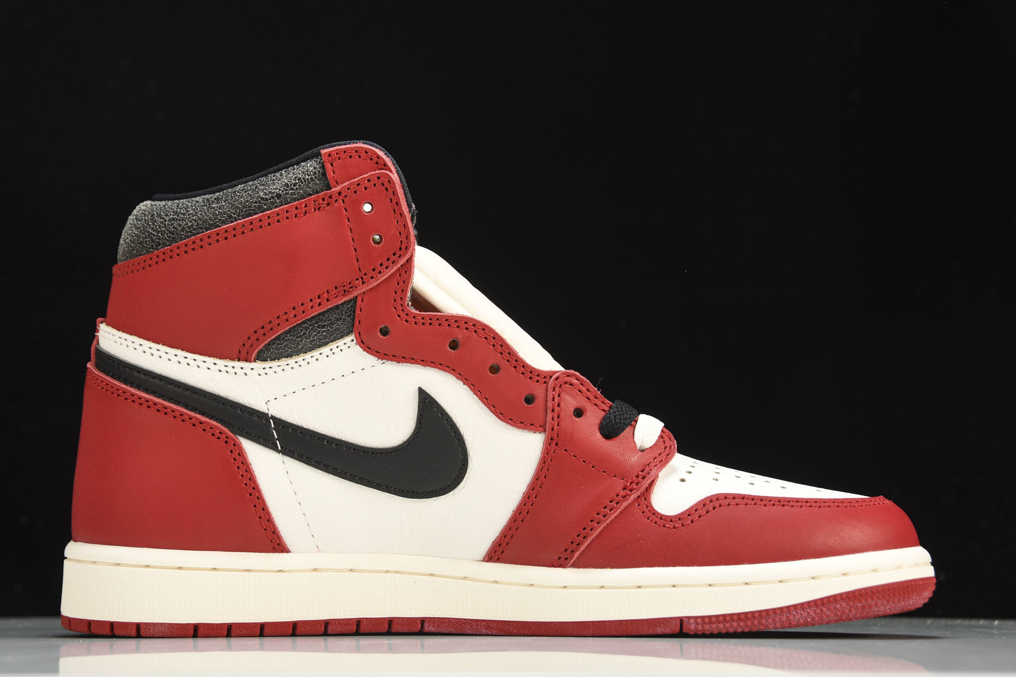 纯原Air Jordan 1“Chicago Reimagined”白红芝加哥 做旧 2022复刻 DZ