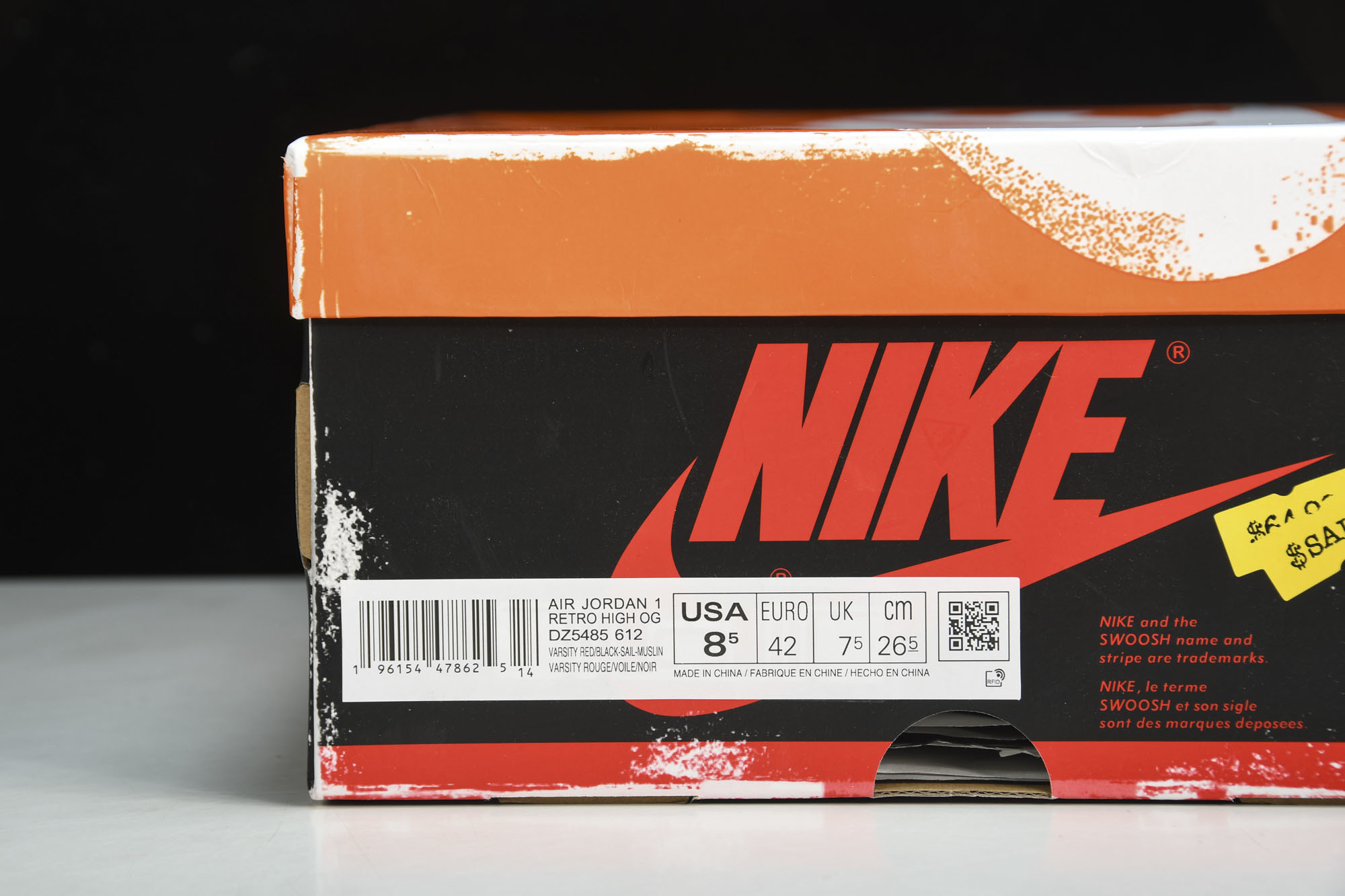 纯原Air Jordan 1“Chicago Reimagined”白红芝加哥 做旧 2022复刻 DZ