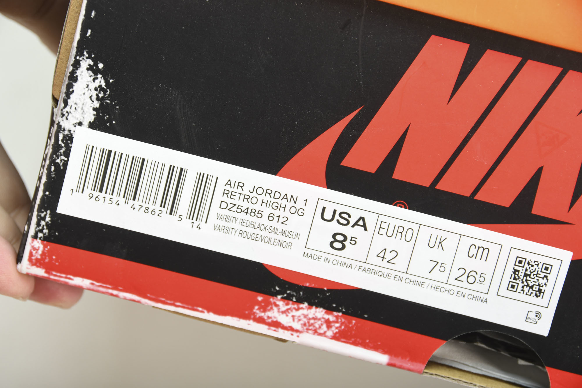 纯原Air Jordan 1“Chicago Reimagined”白红芝加哥 做旧 2022复刻 DZ