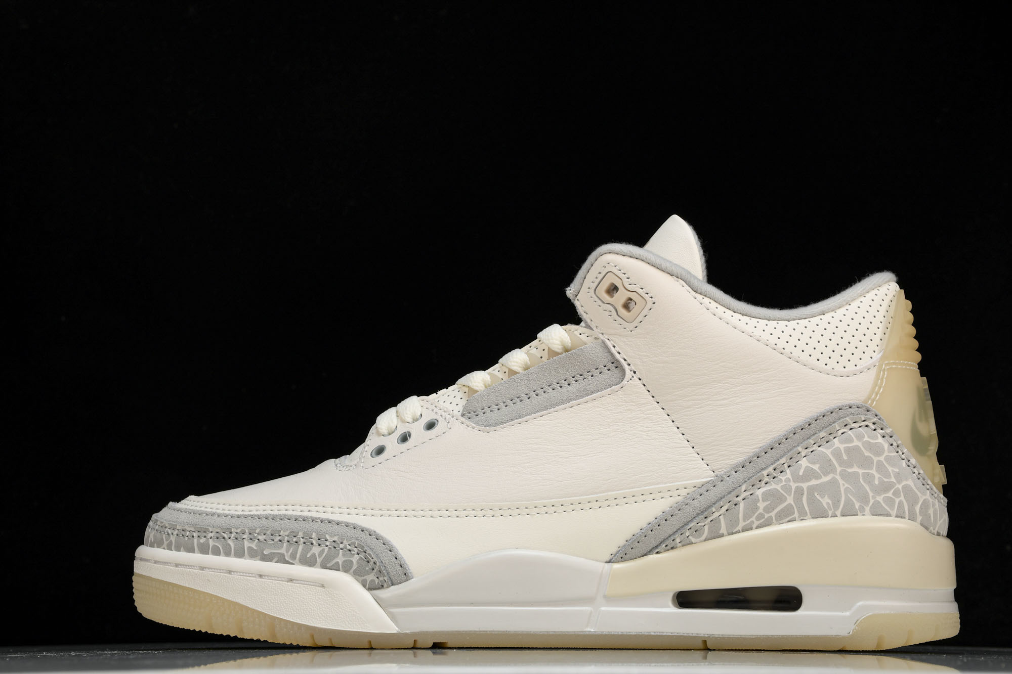 纯原AIR JORDAN 3 RETRO CRAFT 白灰黄 FJ9479 100 #YZ015✦原楦原