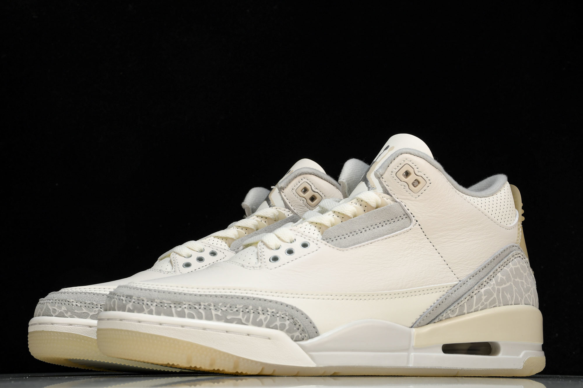 纯原AIR JORDAN 3 RETRO CRAFT 白灰黄 FJ9479 100 #YZ015✦原楦原