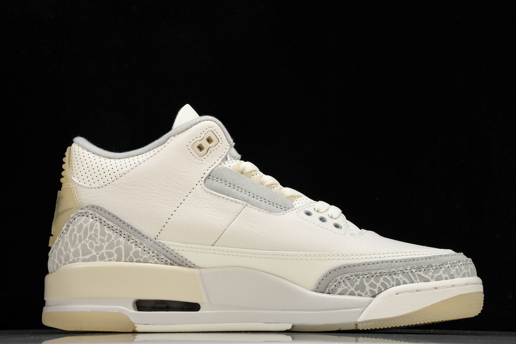 纯原AIR JORDAN 3 RETRO CRAFT 白灰黄 FJ9479 100 #YZ015✦原楦原