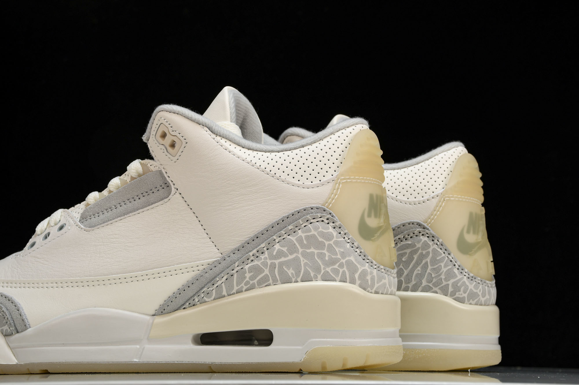 纯原AIR JORDAN 3 RETRO CRAFT 白灰黄 FJ9479 100 #YZ015✦原楦原