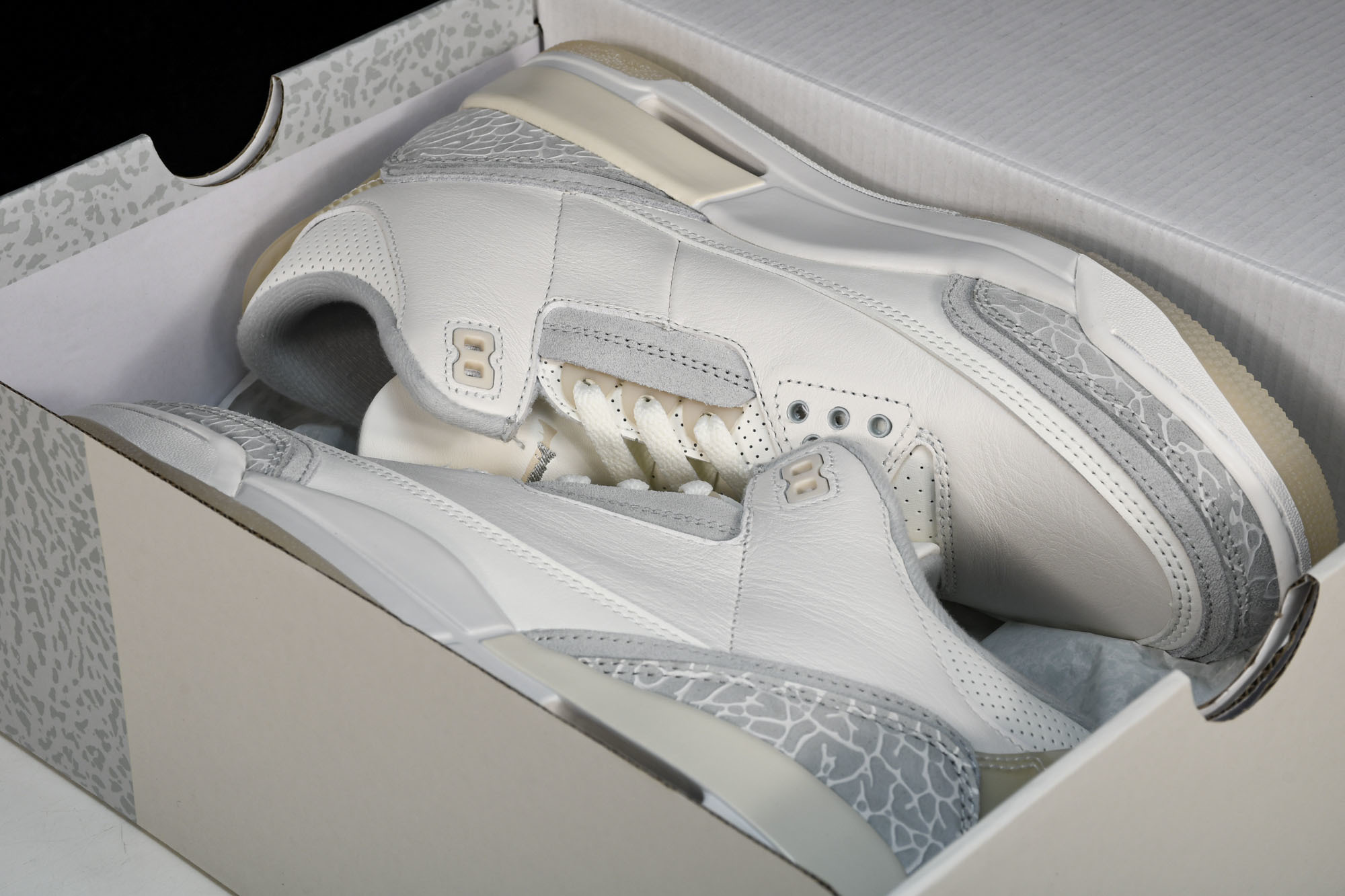 纯原AIR JORDAN 3 RETRO CRAFT 白灰黄 FJ9479 100 #YZ015✦原楦原