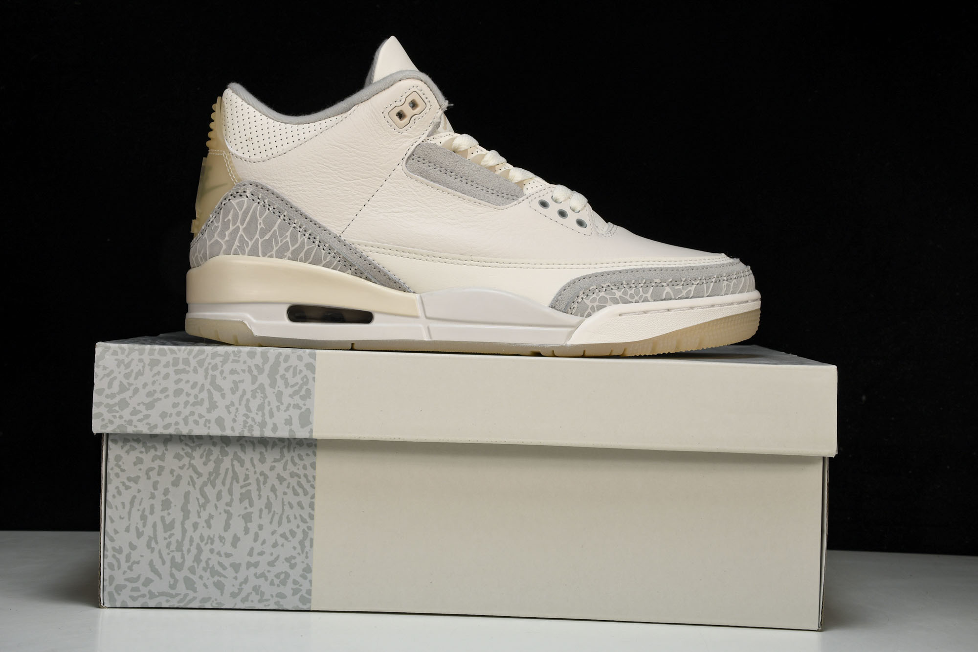 纯原AIR JORDAN 3 RETRO CRAFT 白灰黄 FJ9479 100 #YZ015✦原楦原