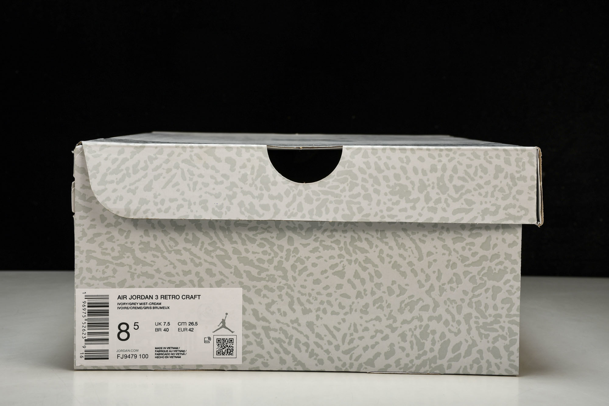 纯原AIR JORDAN 3 RETRO CRAFT 白灰黄 FJ9479 100 #YZ015✦原楦原