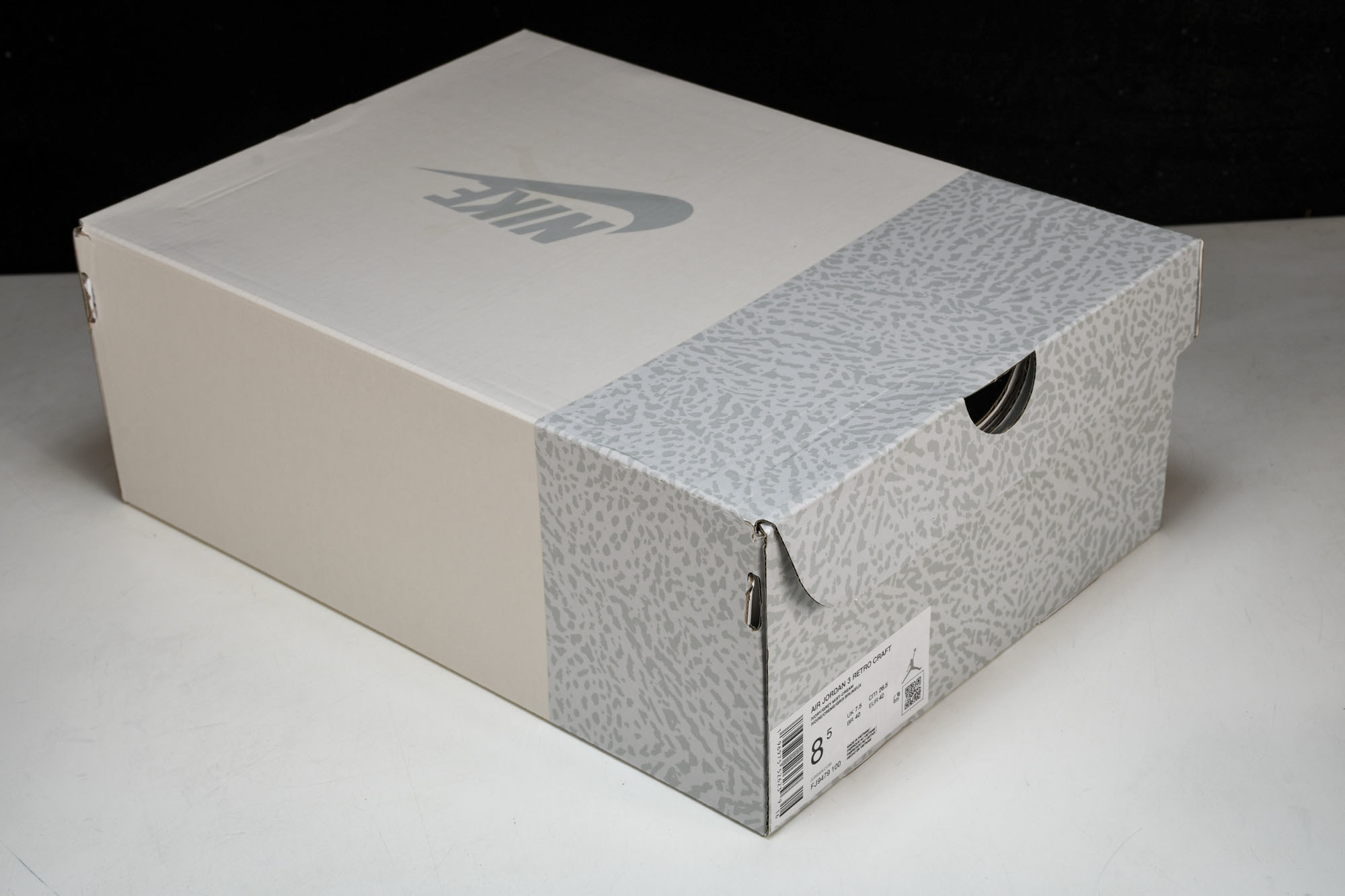 纯原AIR JORDAN 3 RETRO CRAFT 白灰黄 FJ9479 100 #YZ015✦原楦原