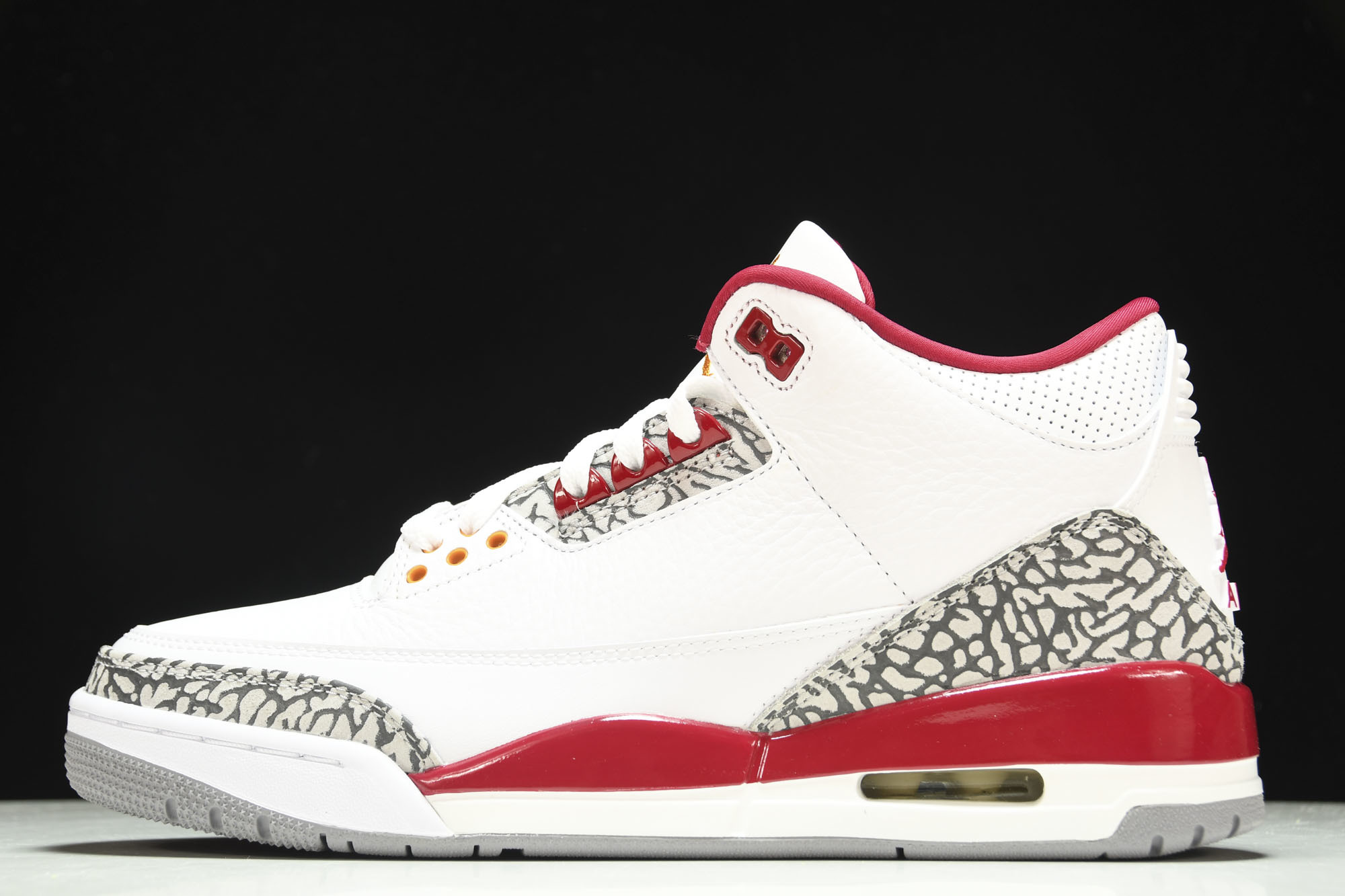 纯原Air Jordan 3 Retro“Cardinal Red”白酒红 红雀 CT8532-126 