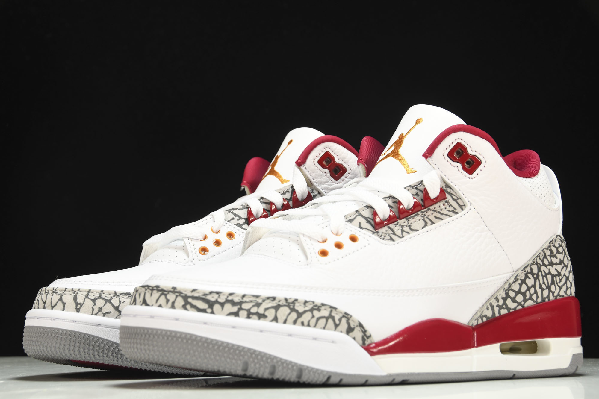 纯原Air Jordan 3 Retro“Cardinal Red”白酒红 红雀 CT8532-126 
