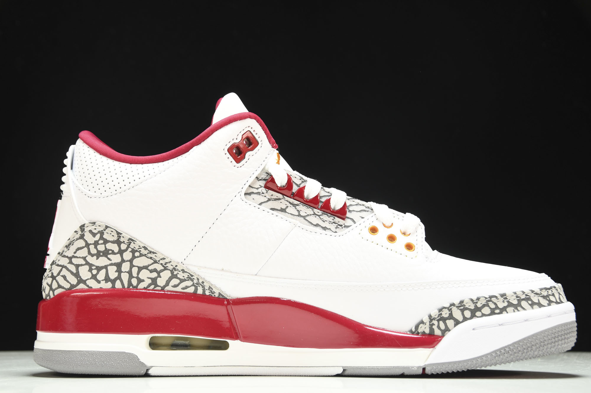 纯原Air Jordan 3 Retro“Cardinal Red”白酒红 红雀 CT8532-126 