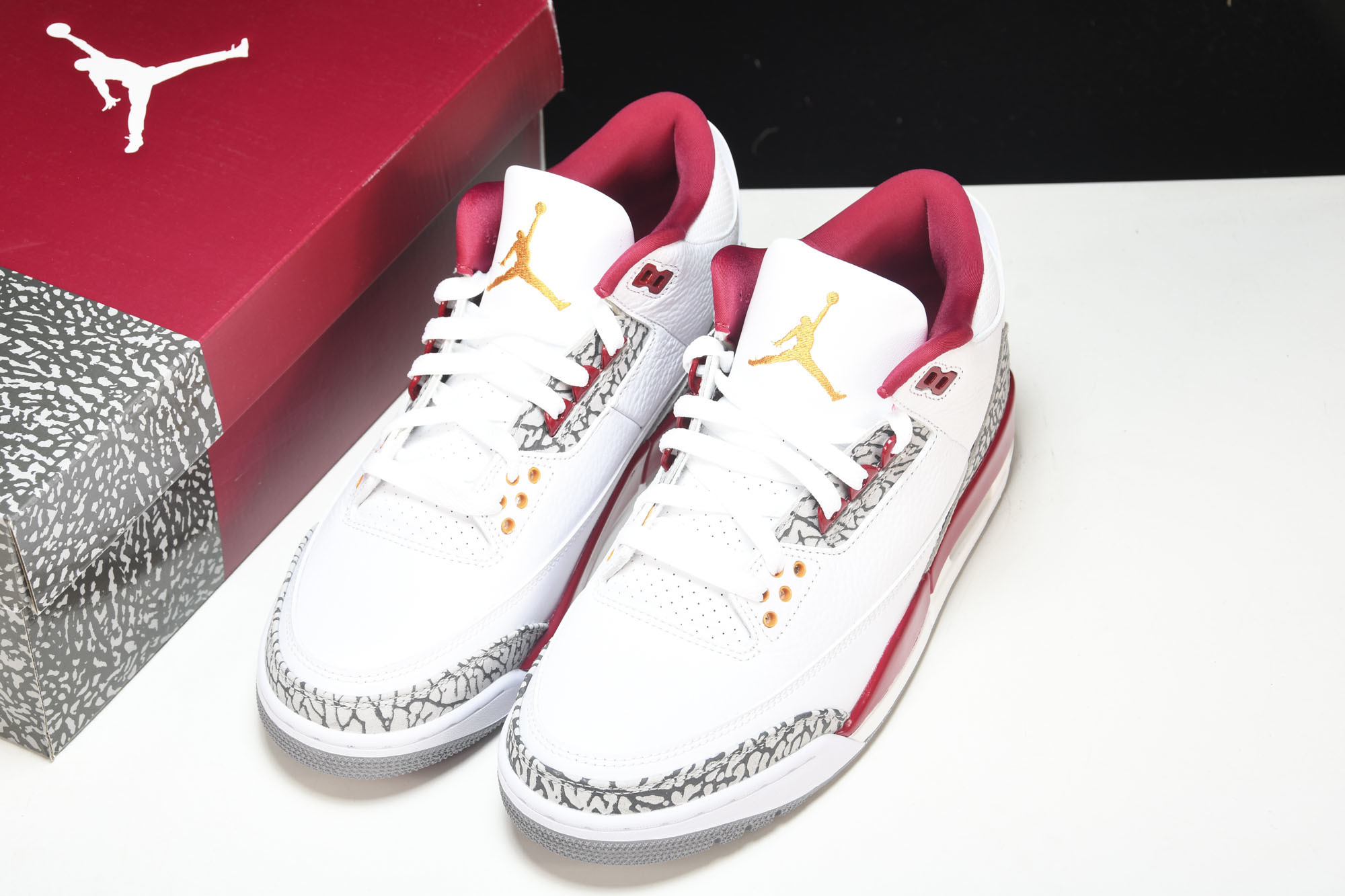 纯原Air Jordan 3 Retro“Cardinal Red”白酒红 红雀 CT8532-126 