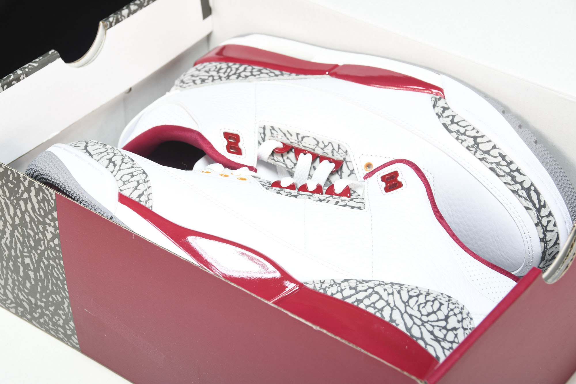 纯原Air Jordan 3 Retro“Cardinal Red”白酒红 红雀 CT8532-126 
