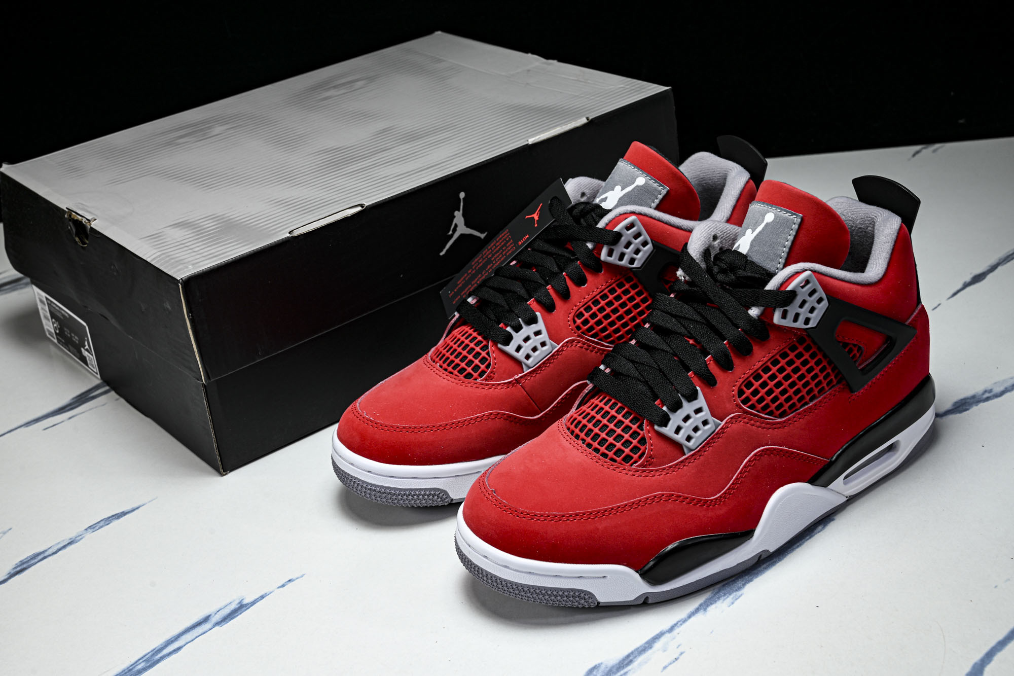 纯原Air Jordan 4 _Toro_ AJ4 乔4大红公牛 复刻篮球鞋 FQ8138-600 #Y