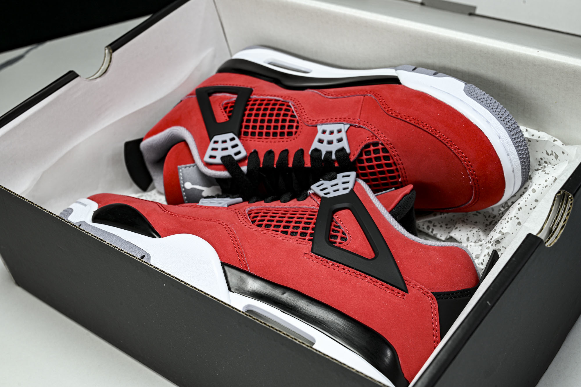 纯原Air Jordan 4 _Toro_ AJ4 乔4大红公牛 复刻篮球鞋 FQ8138-600 #Y