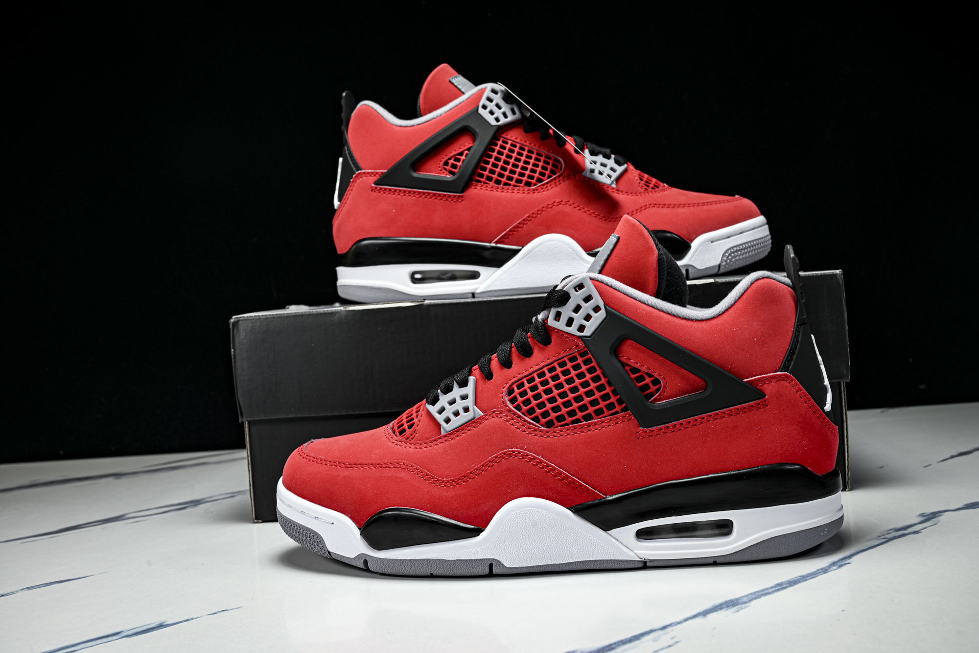 纯原Air Jordan 4 _Toro_ AJ4 乔4大红公牛 复刻篮球鞋 FQ8138-600 #Y
