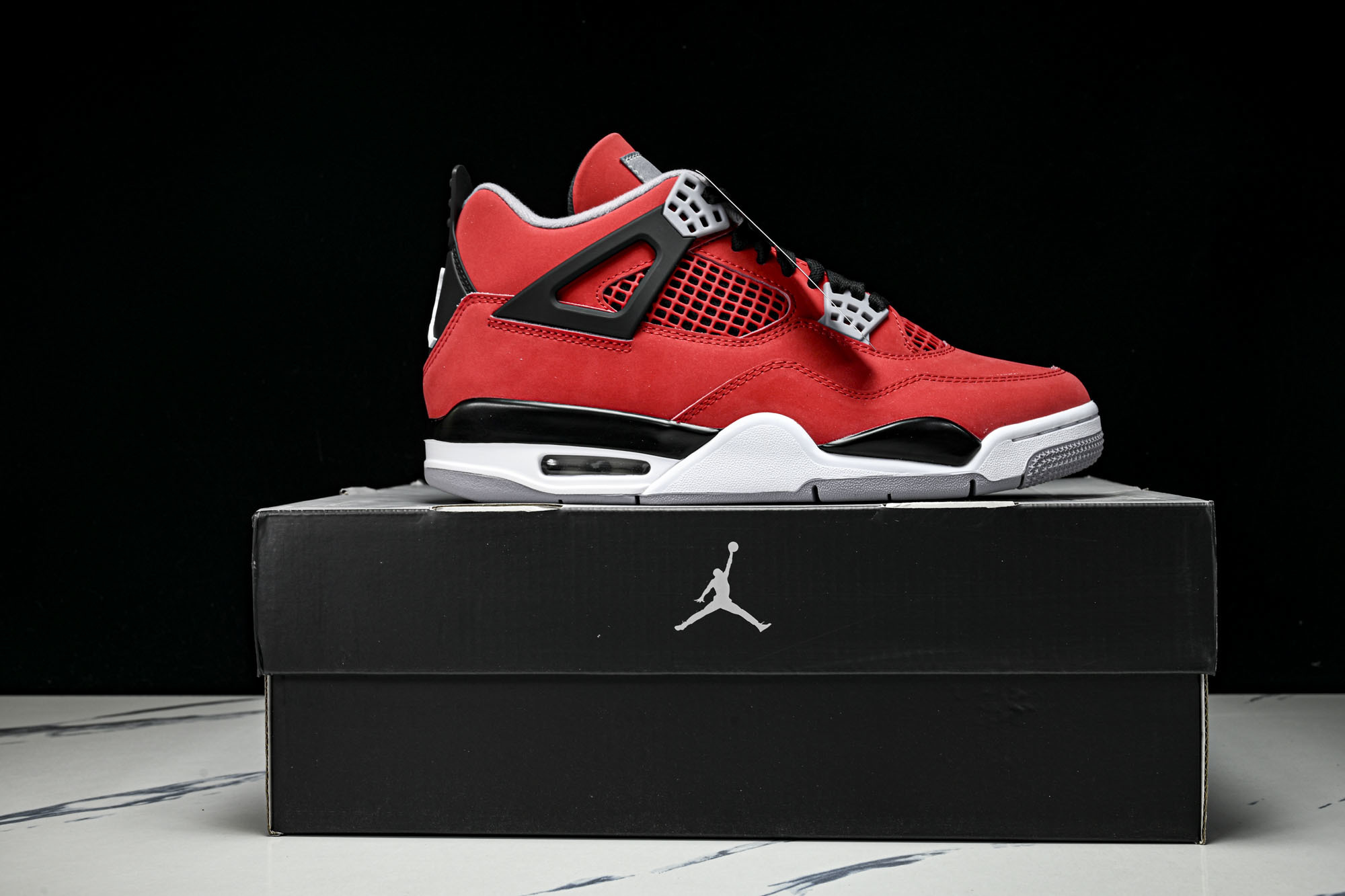 纯原Air Jordan 4 _Toro_ AJ4 乔4大红公牛 复刻篮球鞋 FQ8138-600 #Y