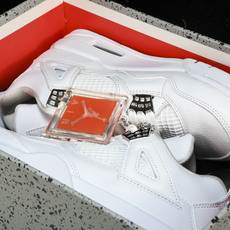 纯原Air Jordan 4 Retro Pure Money 白猫 银扣(2017)-100 #YZ0 纯原Air Jordan 4 Retro Pure Money 白猫 银扣(2017)-100 #YZ0