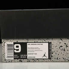 纯原Air Jordan 4 Retro Pure Money 白猫 银扣(2017)-100 #YZ0 纯原Air Jordan 4 Retro Pure Money 白猫 银扣(2017)-100 #YZ0