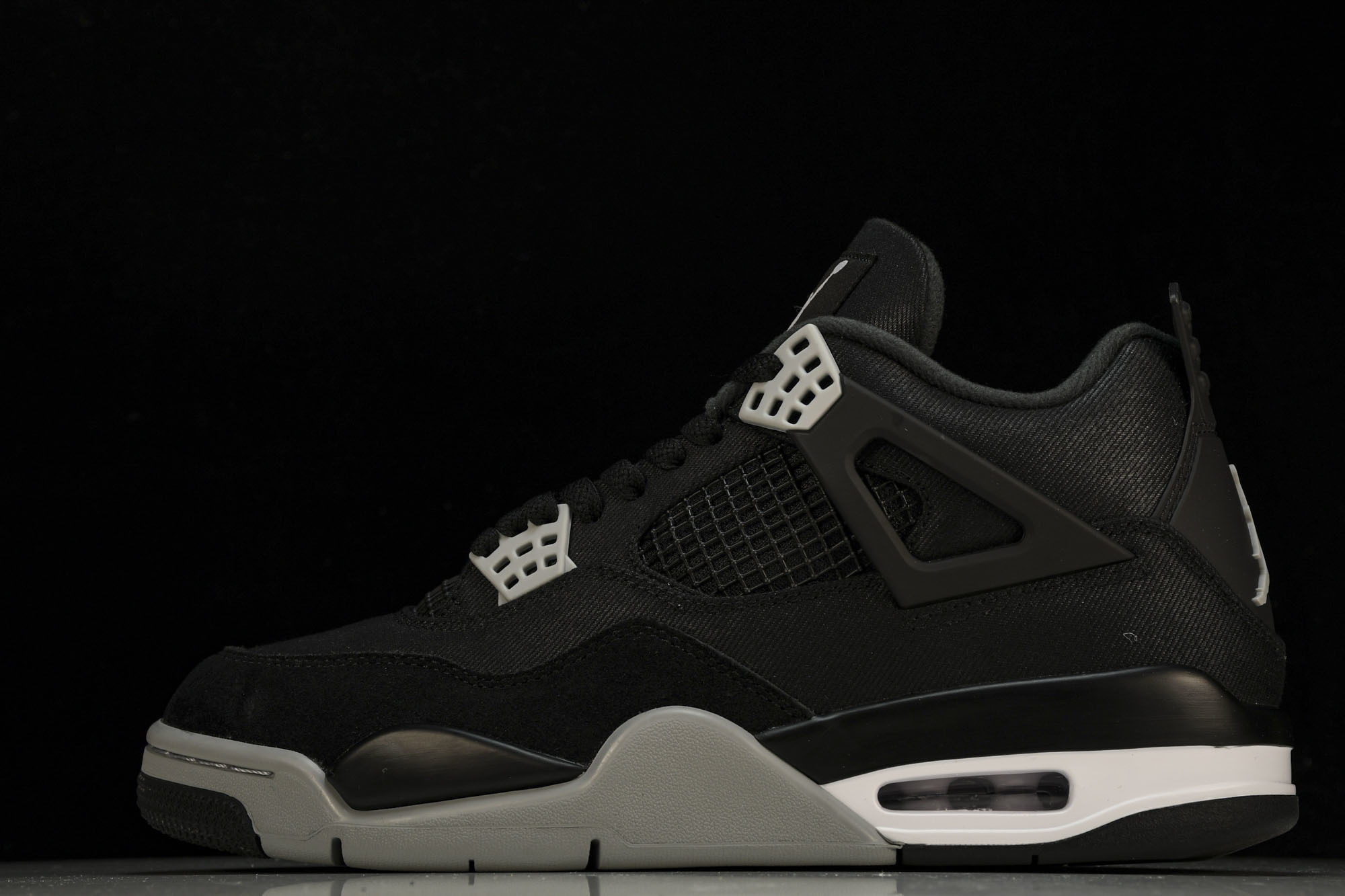 纯原Air Jordan 4 Retro SE‘Black Canvas’黑色帆布 小阿姆 DH7138