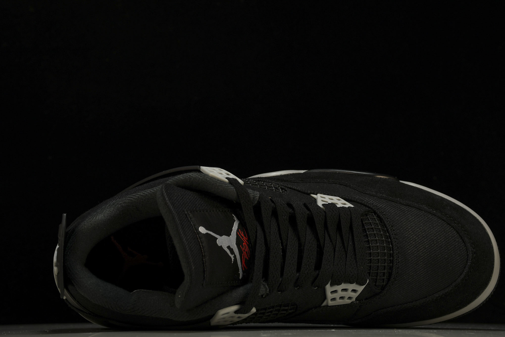 纯原Air Jordan 4 Retro SE‘Black Canvas’黑色帆布 小阿姆 DH7138