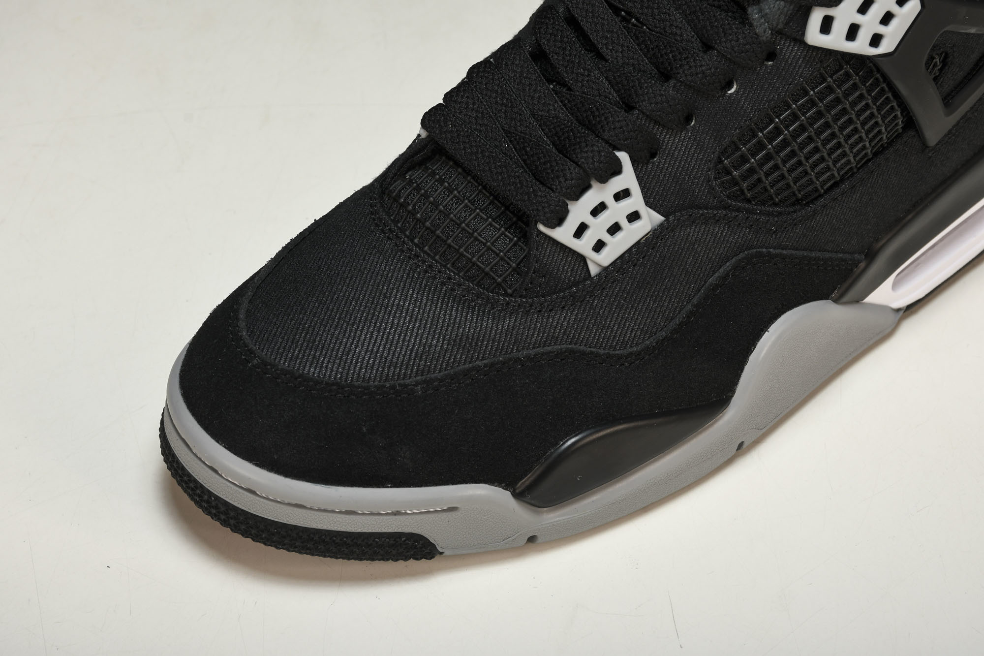 纯原Air Jordan 4 Retro SE‘Black Canvas’黑色帆布 小阿姆 DH7138