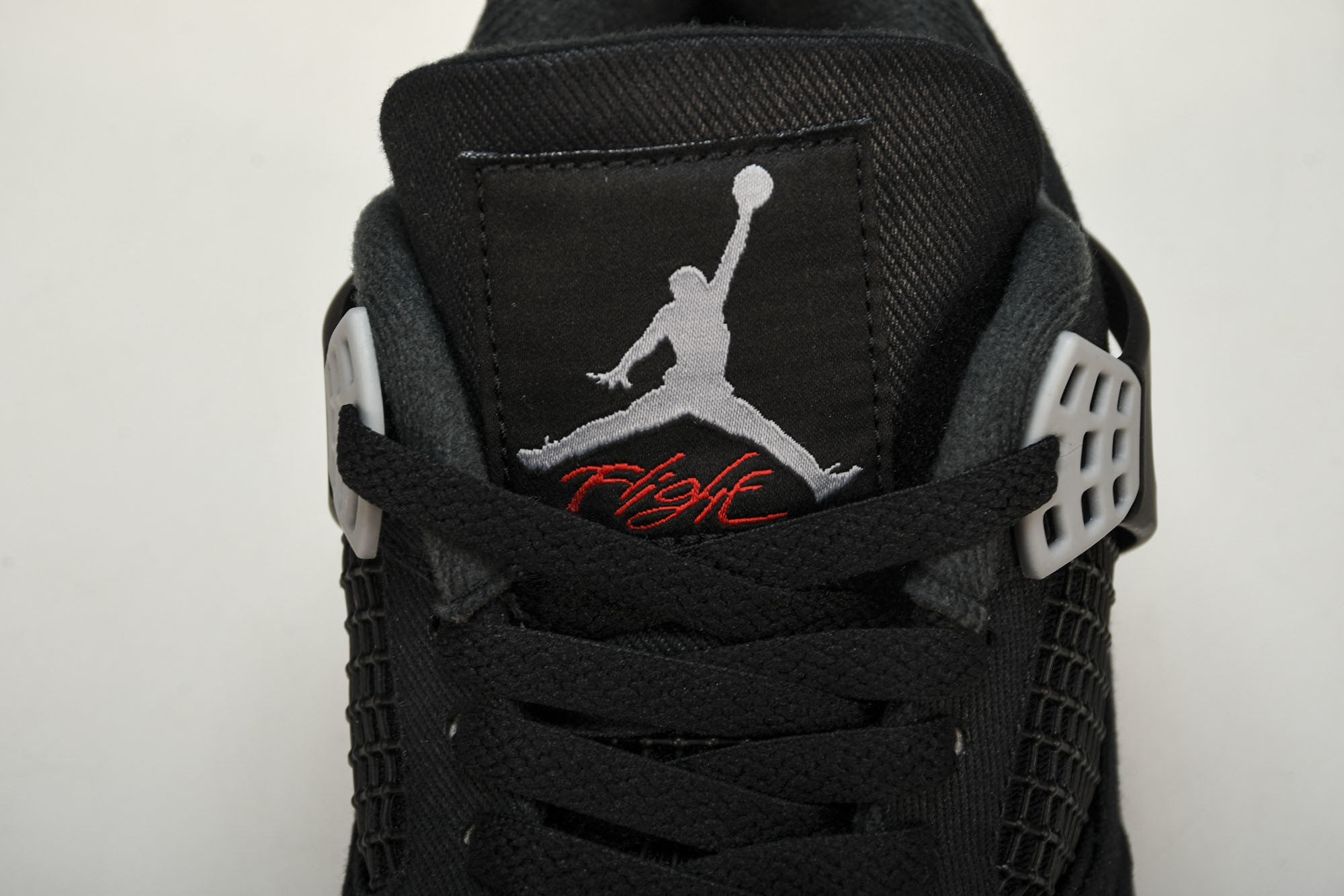 纯原Air Jordan 4 Retro SE‘Black Canvas’黑色帆布 小阿姆 DH7138