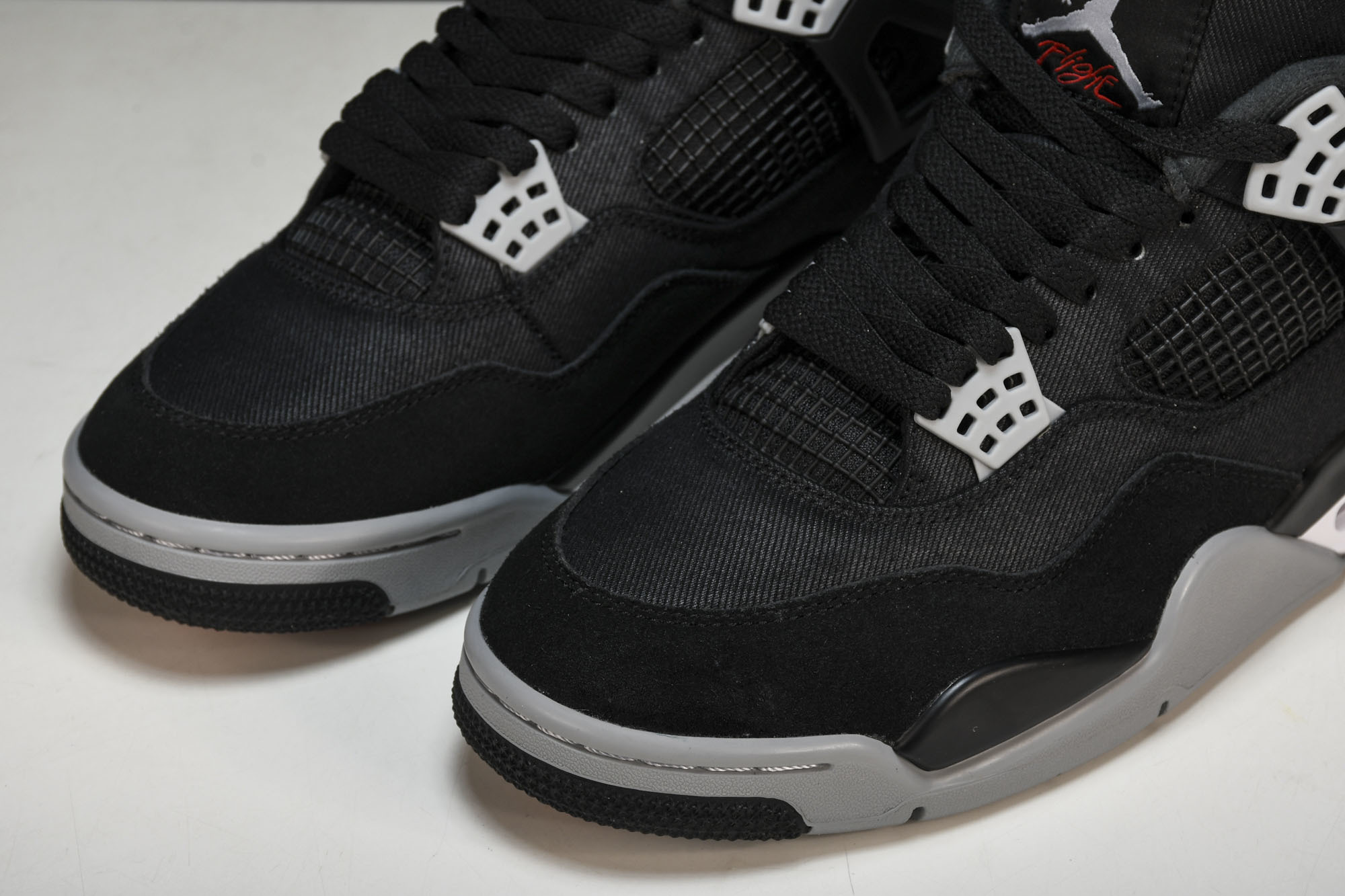 纯原Air Jordan 4 Retro SE‘Black Canvas’黑色帆布 小阿姆 DH7138